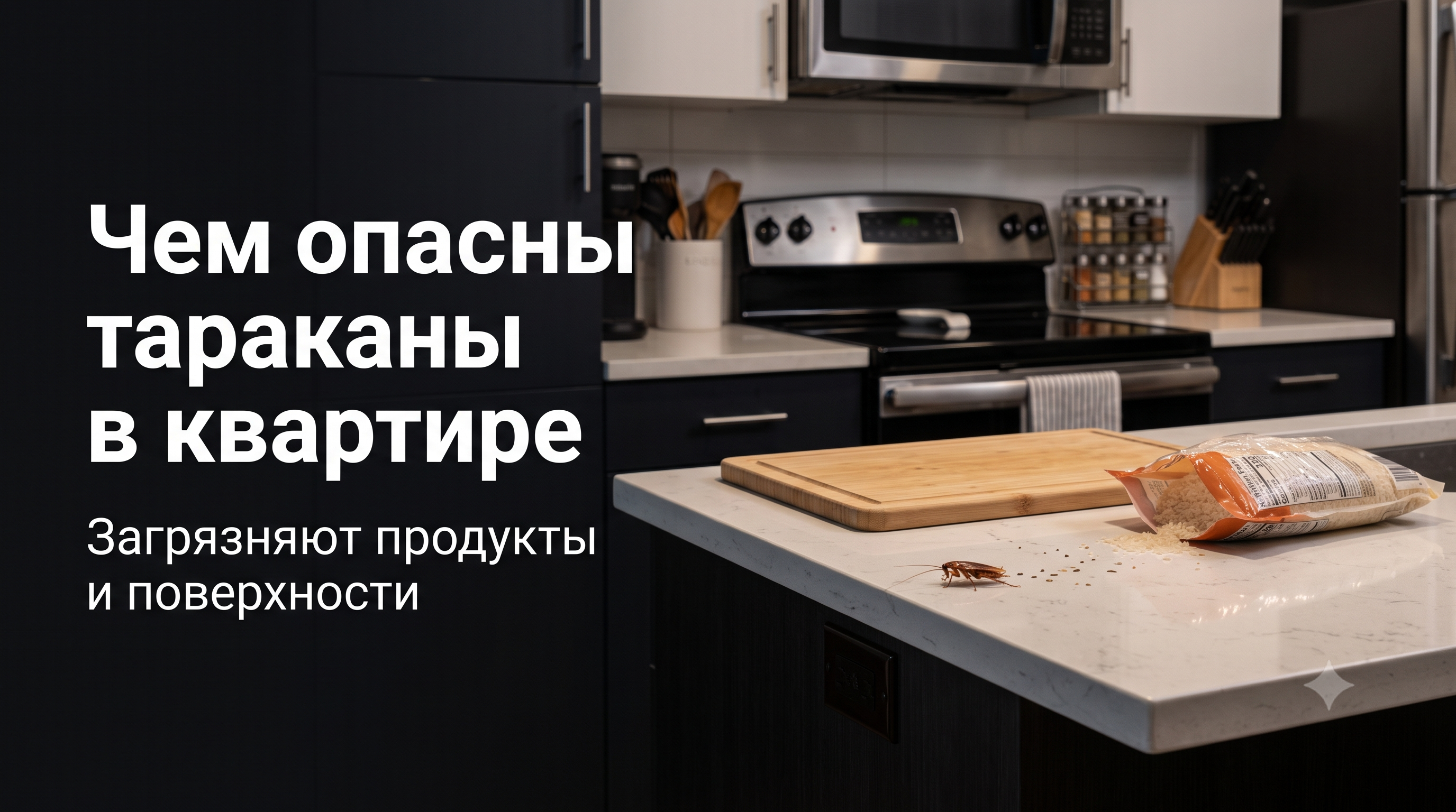 Чем опасны тараканы в квартире: болезни, аллергия и укусы 
